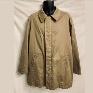Men’s Tan BROOKS BROTHERS Cotton Parka Coat sz L
